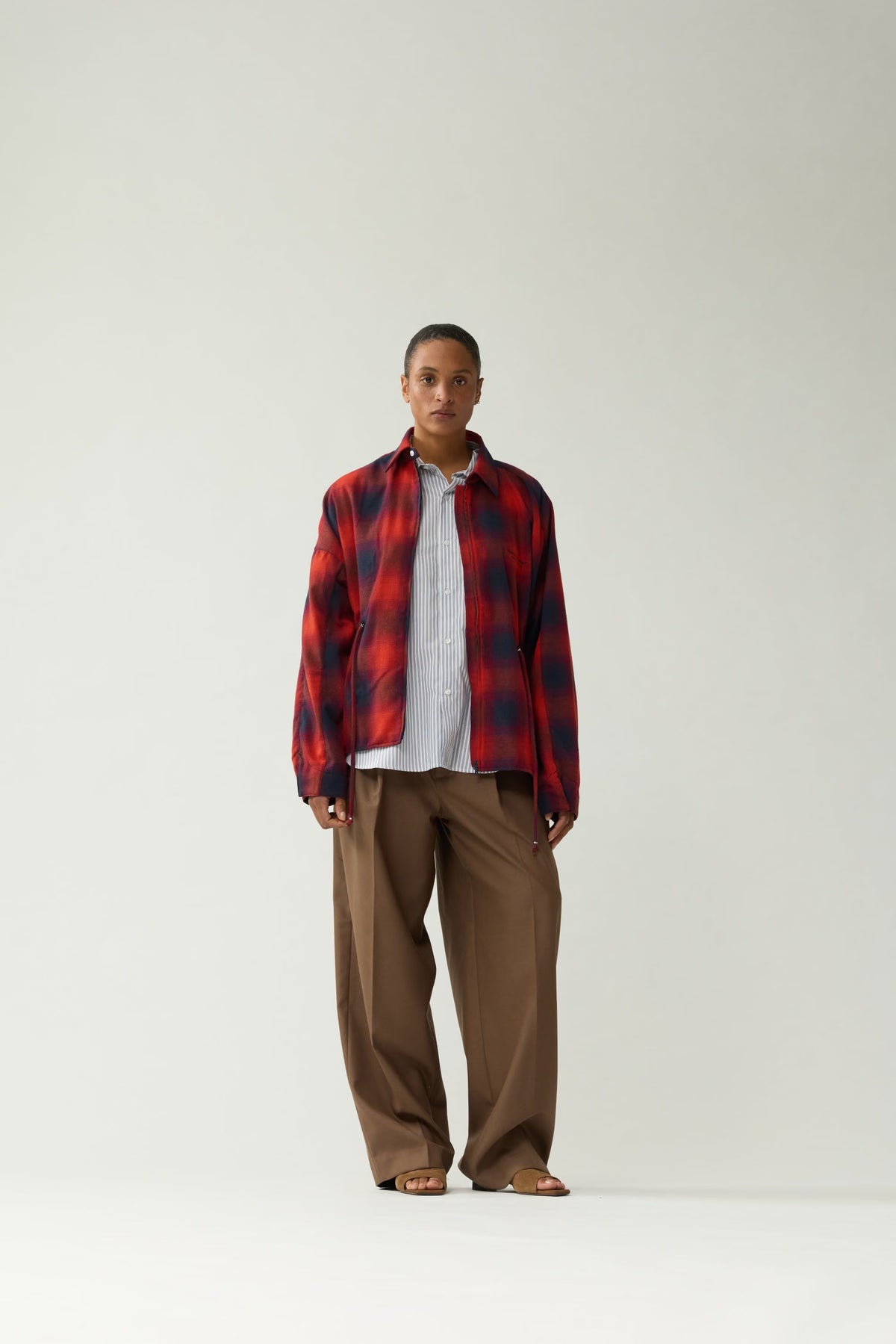 New Amsterdam Flanel Overshirt Red Check