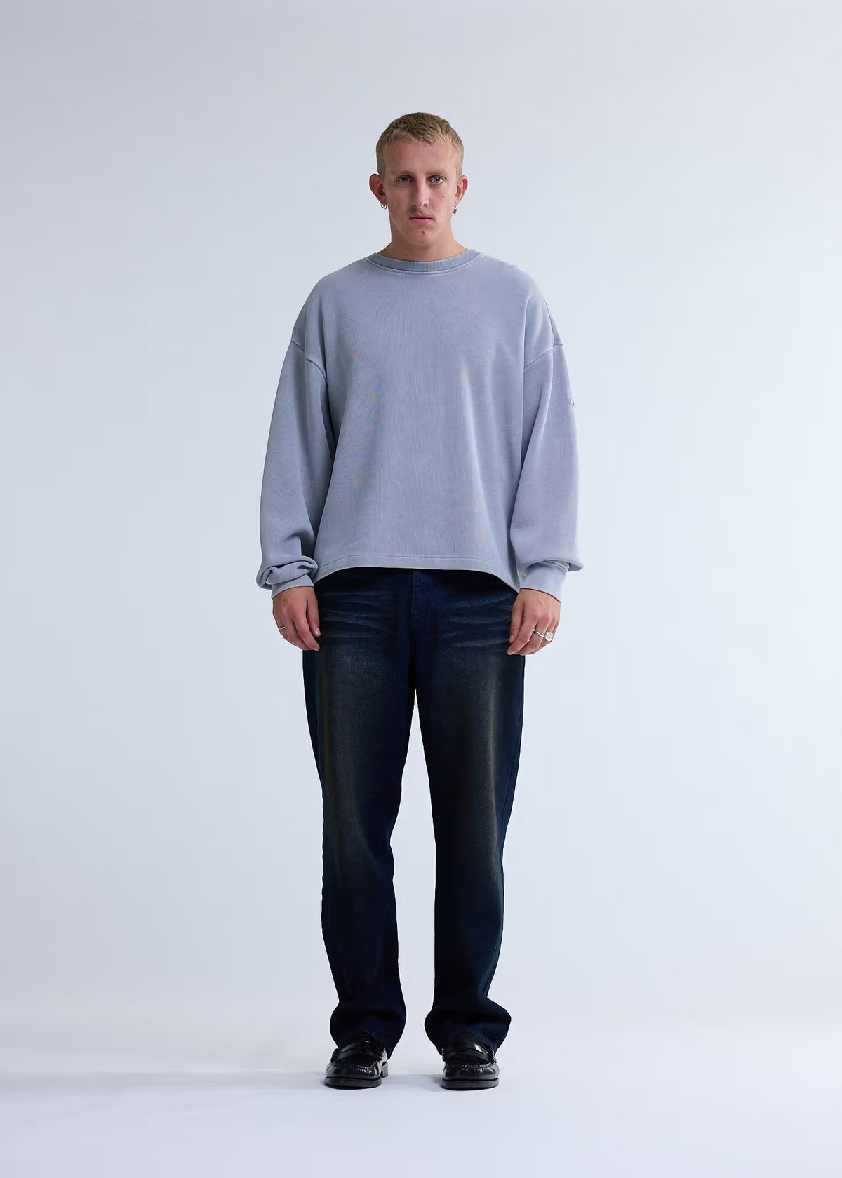 New Amsterdam Plate Sweat Washed Grey