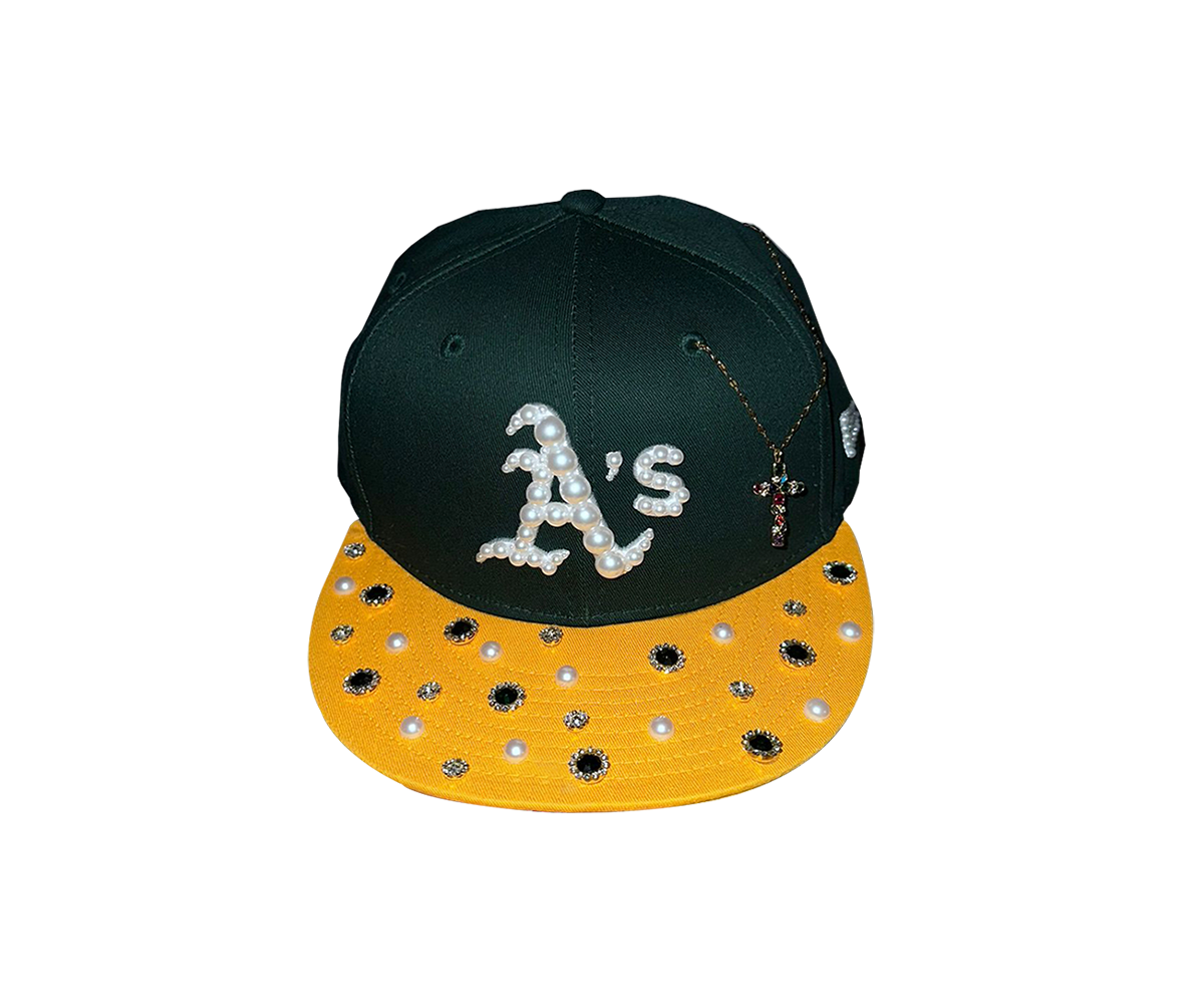 New Era 1/1 Custom 9FIFTY Oakland Athletics MLB Essential Green