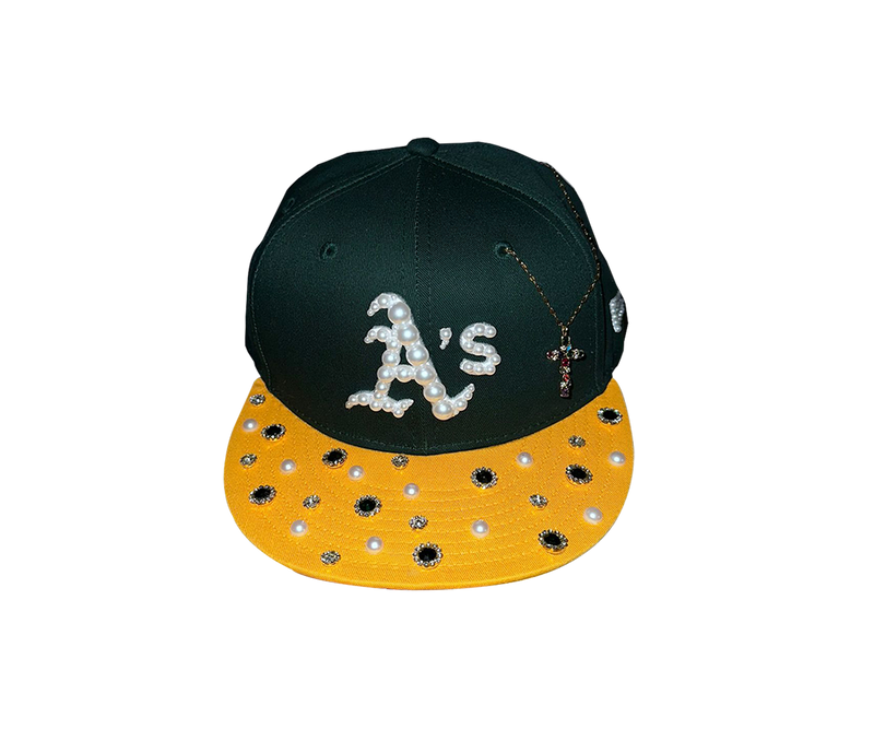 New Era 1/1 Custom 9FIFTY Oakland Athletics MLB Essential Green
