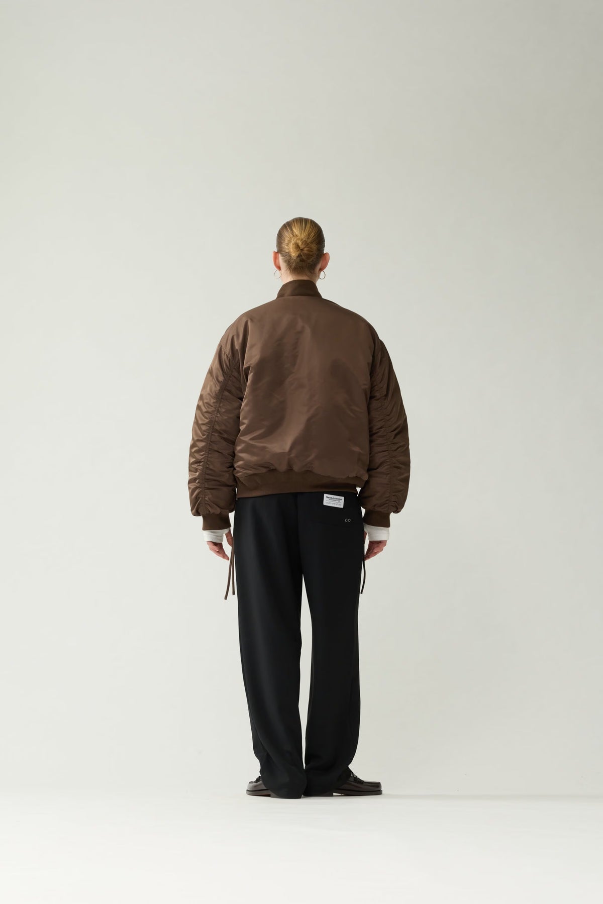 New Amsterdam Reversible Bomber Jacket  Army Green Orange