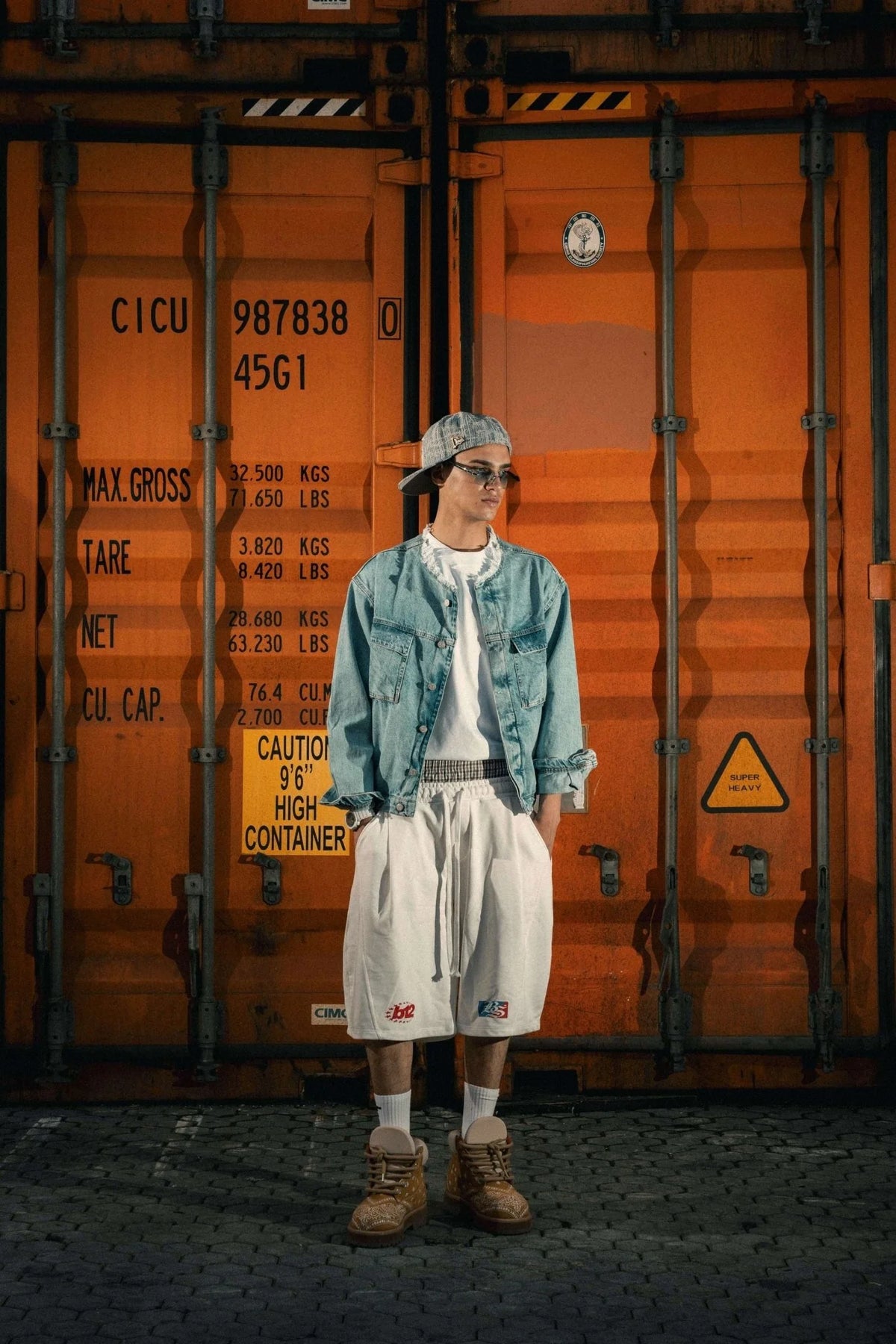 Hoodie Boxy Fit Red 