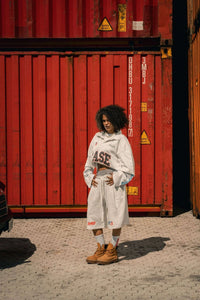 Hoodie Boxy Fit Red 