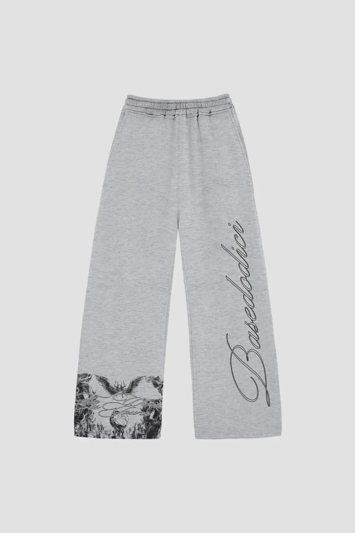 Basedodici "WORLD TOUR" Al Pacino Sweatpant Ash Grey