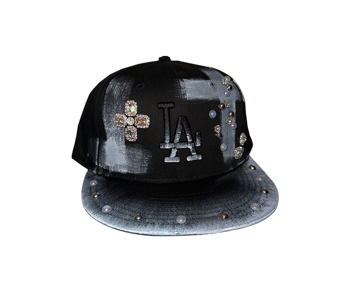 New Era 1/1 Custom 9Fifty LA Dodgers Satin Lined black