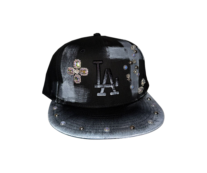 New Era 1/1 Custom 9Fifty LA Dodgers Satin Lined black