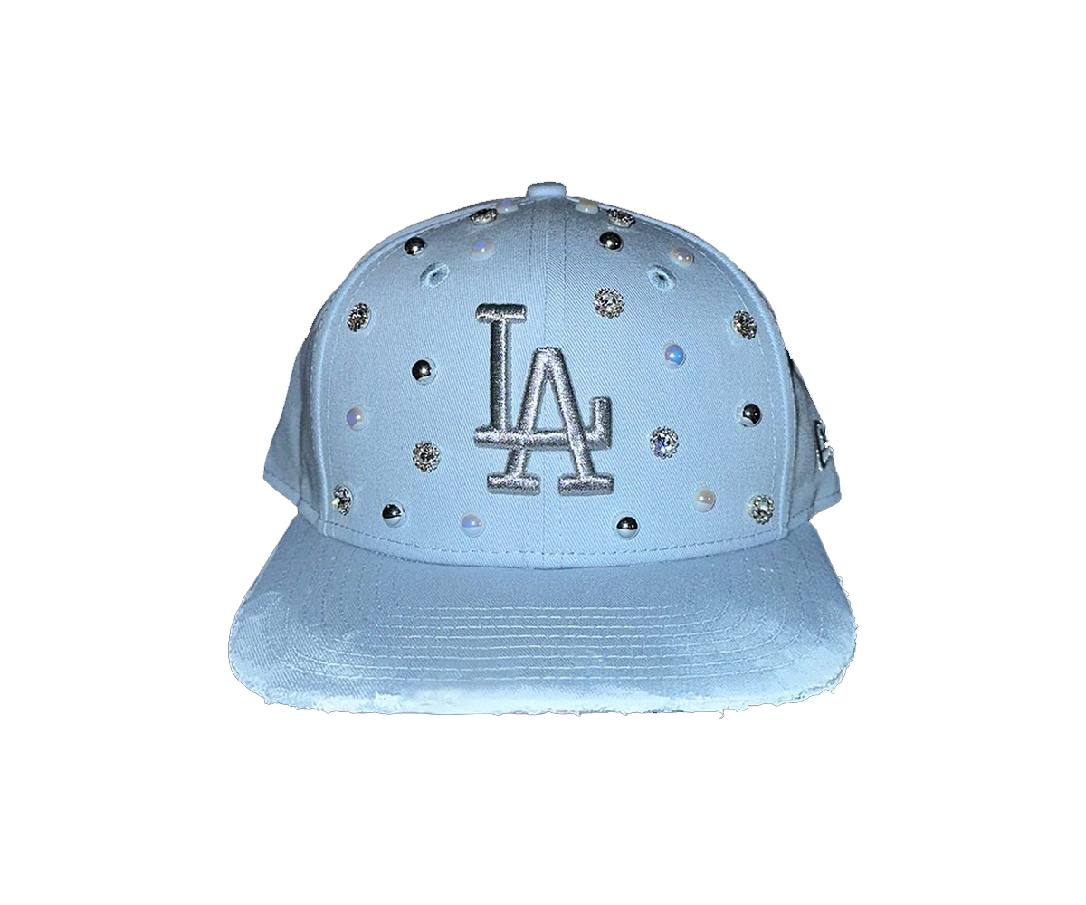 New Era 1/1 Custom 9Fifty Los Angeles Dodgers Metallic 9FIFTY Pale Blue/Metallic Silver