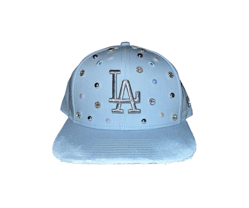 New Era 1/1 Custom 9Fifty Los Angeles Dodgers Metallic 9FIFTY Pale Blue/Metallic Silver
