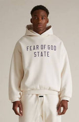 Essentials Fear of God Fleece Hoodie State White