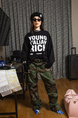 Young Italian Rich Longsleeve Black