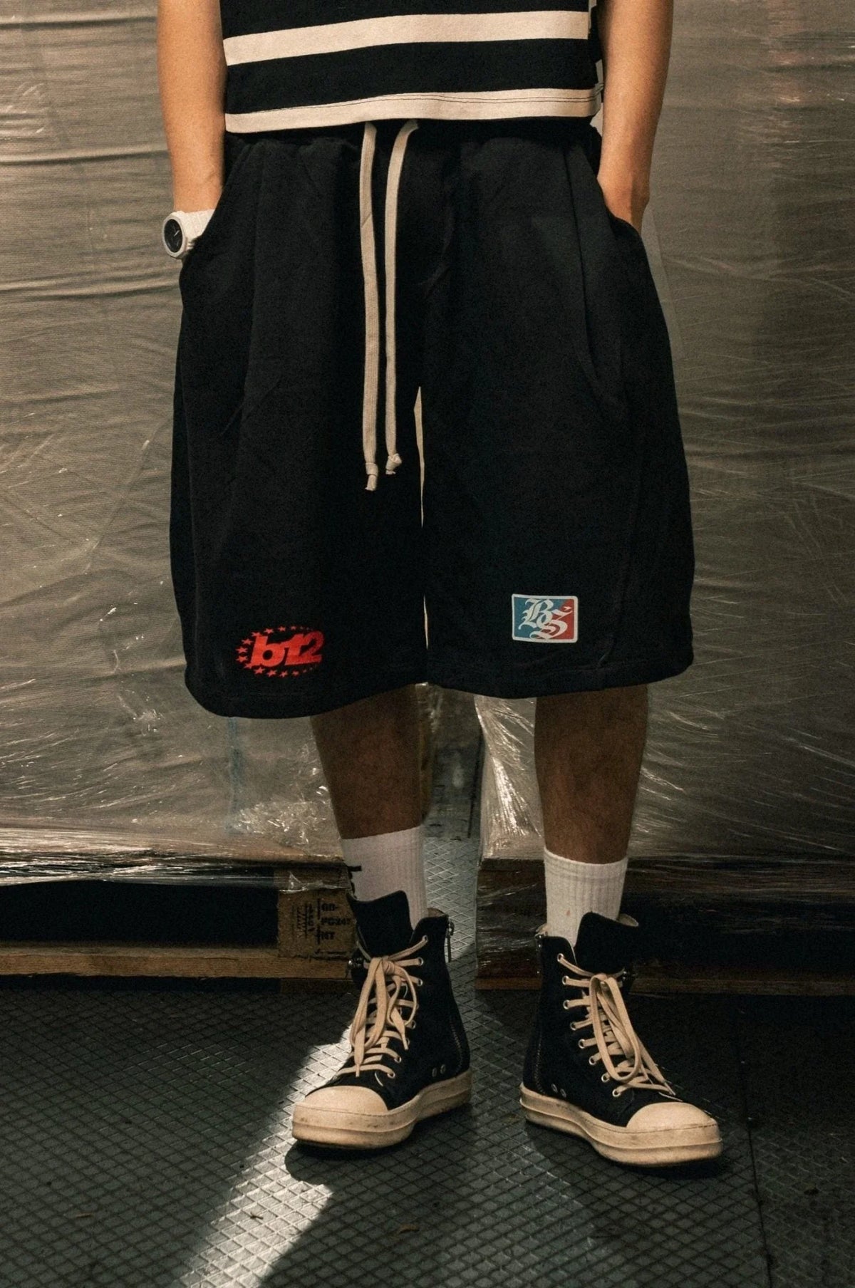 Hoodie Boxy Fit Red 