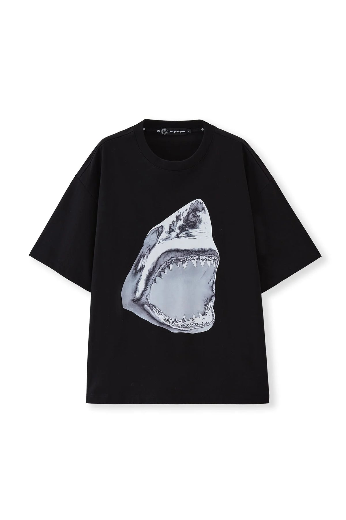 Acupuncture Mackerel Shark Tshirt Black