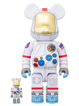 (PREORDER) BEARBRICK 100% 400% APOLLO 17 ASTRONAUT