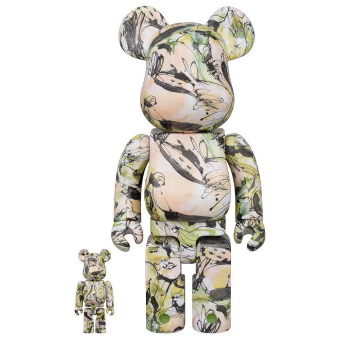 Bearbrick 100% 400% Shun Sudo Wind and Petals