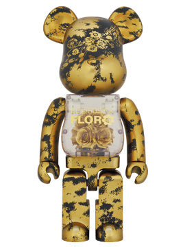 (PREORDER) BEARBRICK 1000% FLORA GOLD