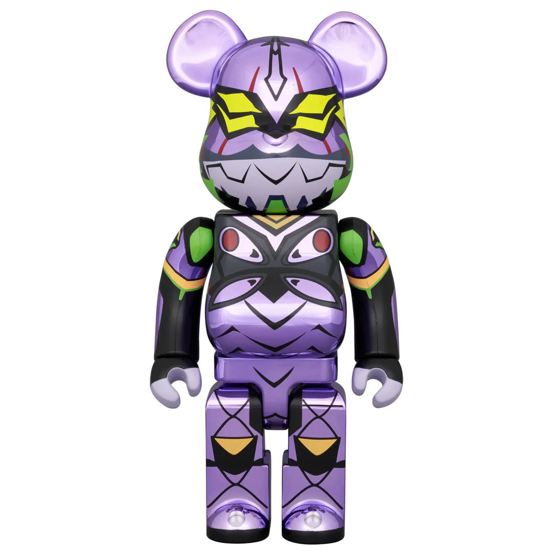 Bearbrick 100% 400% Evangelion Unit-13 Chrome
