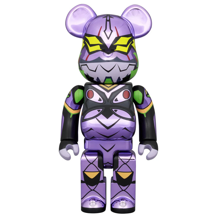 Bearbrick 100% 400% Evangelion Unit-13 Chrome