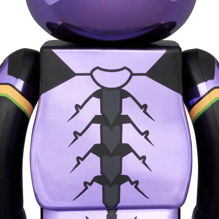 Bearbrick 100% 400% Evangelion Unit-13 Chrome