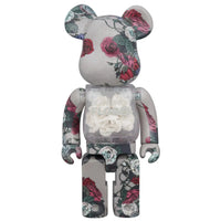 BEARBRICK 400% Flora Roses Glow in the Dark