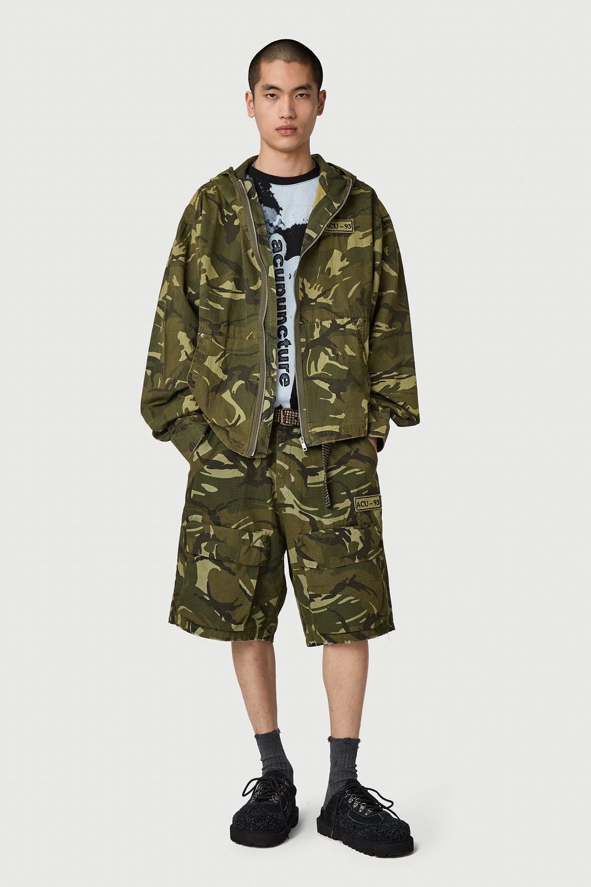 Acupuncture Metal Jacket Camouflage