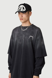 Acupuncture Metal Longsleeve Washed Black