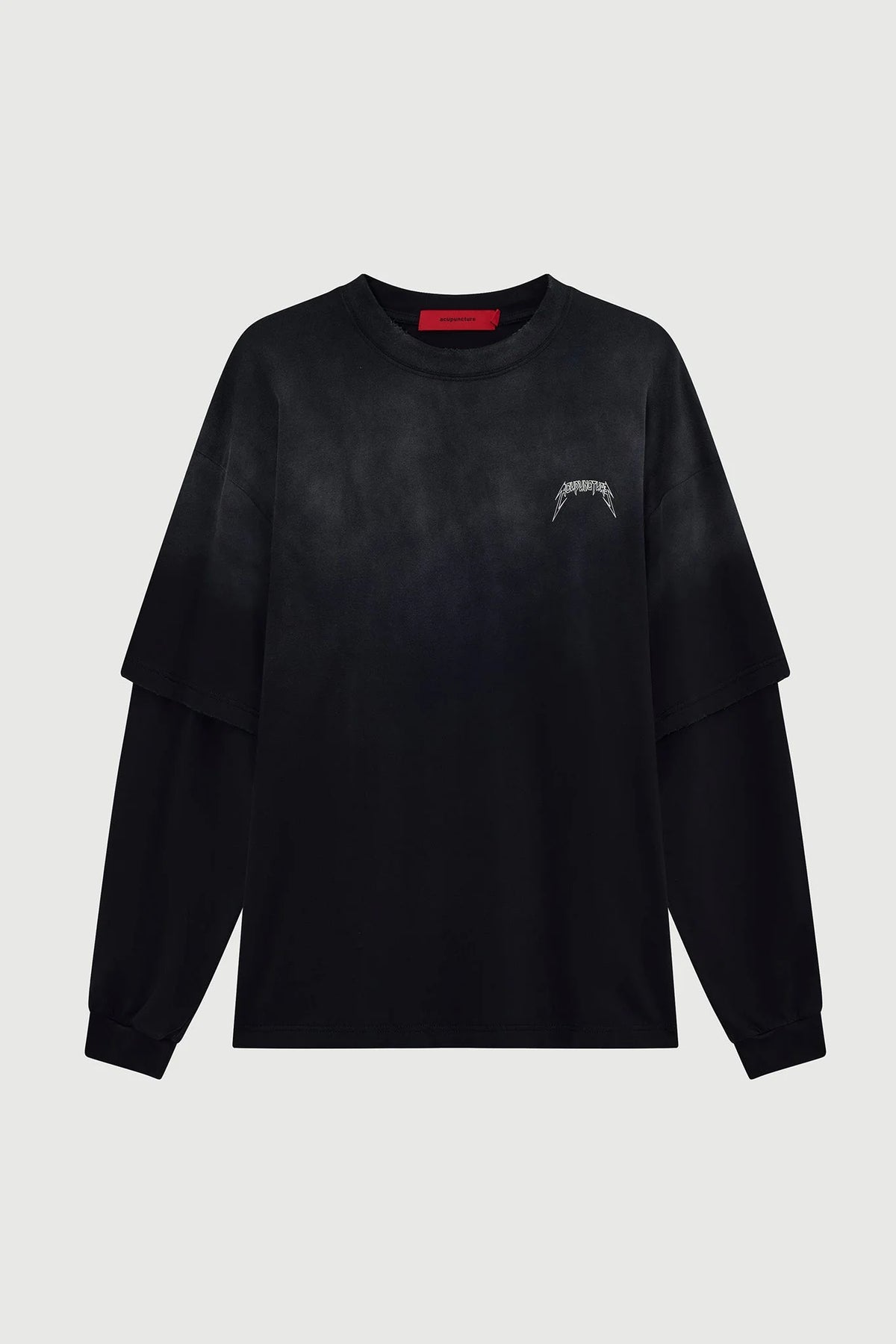 Acupuncture Metal Longsleeve Washed Black