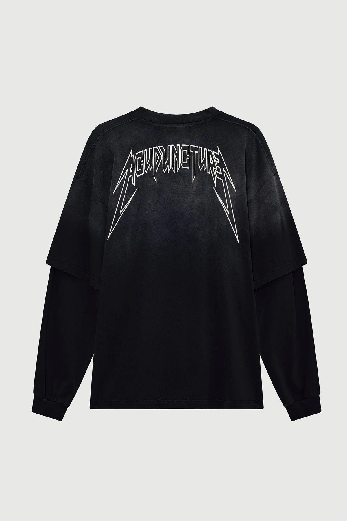Acupuncture Metal Longsleeve Washed Black