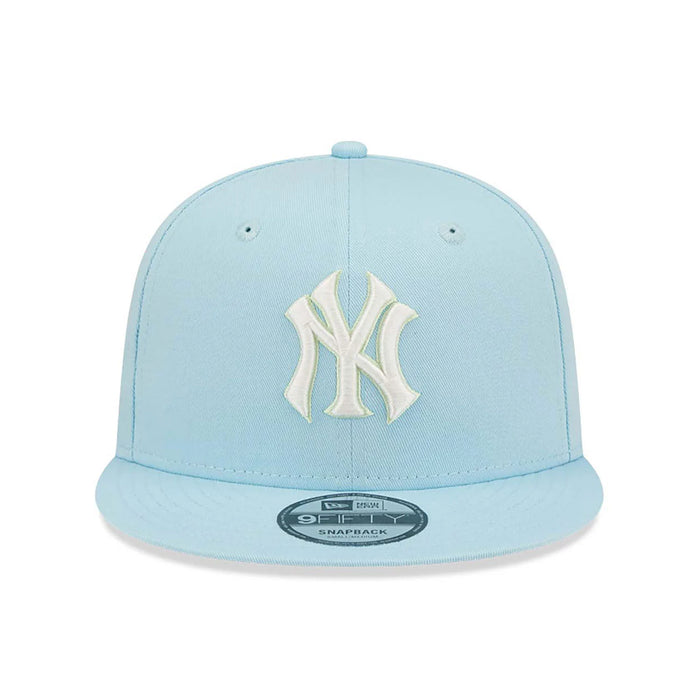 New Era 9FIFTY Snapback New York Yankees Pastel Azzurro
