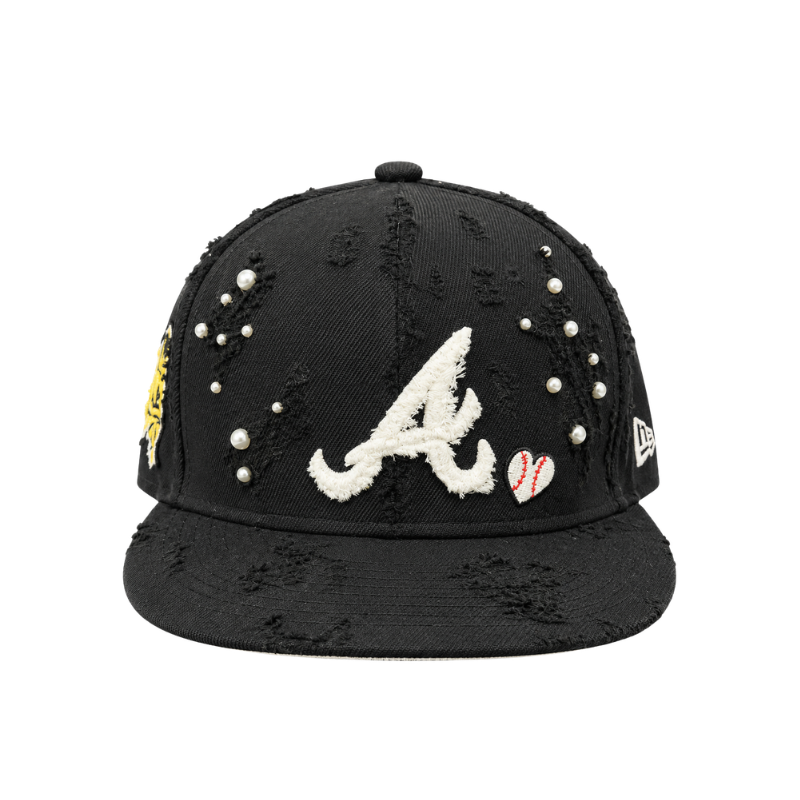 59FIFTY Fitted Custom Atlanta Braves Navy