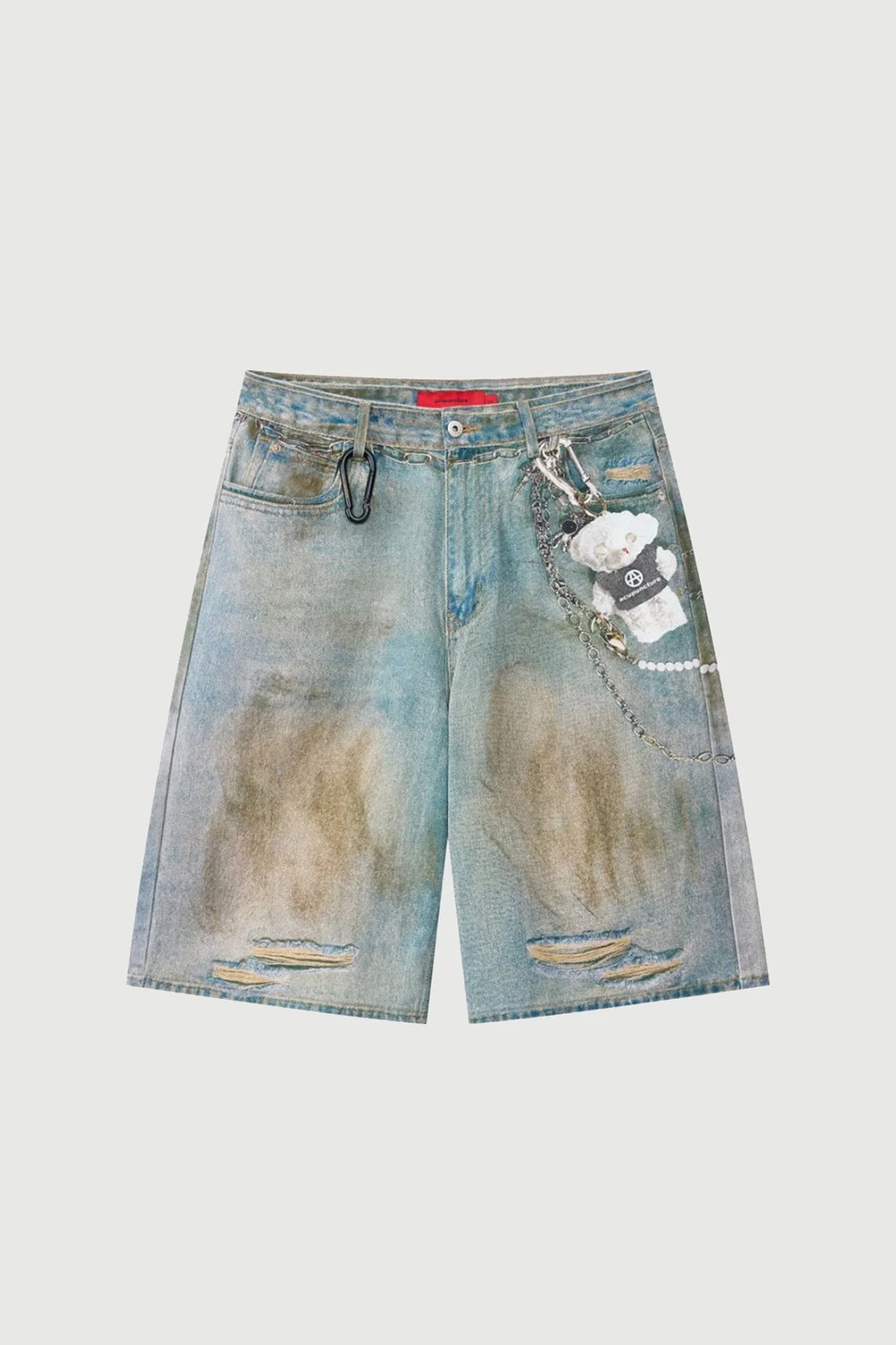 Acupunture Ocean Front Shorts Denim Blue