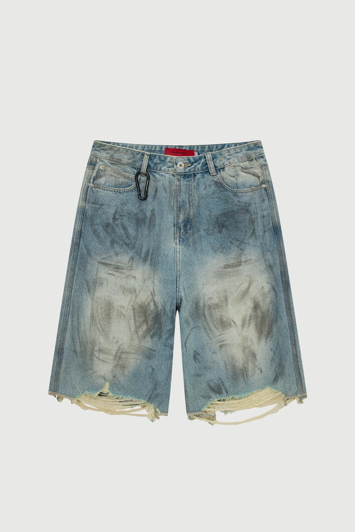 Acupunture Ocean Front Shorts Denim Rise Wash