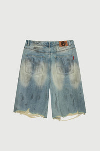 Acupunture Ocean Front Shorts Denim Rise Wash