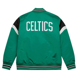 Heavyweight Satin Jacket Boston Celtics