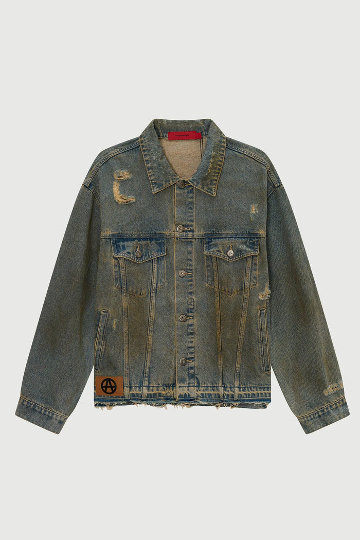 Acupuncture Original Trucker Jacket Brown