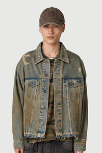 Acupuncture Original Trucker Jacket Brown