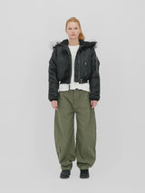 N-2B Cropped Loose Winter Jacket Women