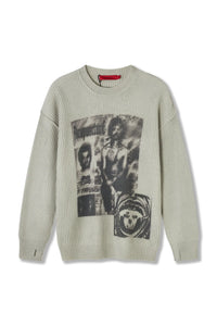 Acupuncture Punker Sweater Khaki