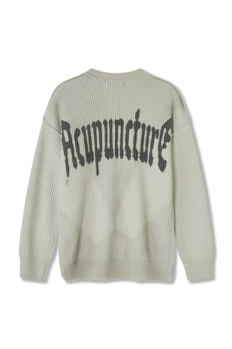 Acupuncture Punker Sweater Khaki