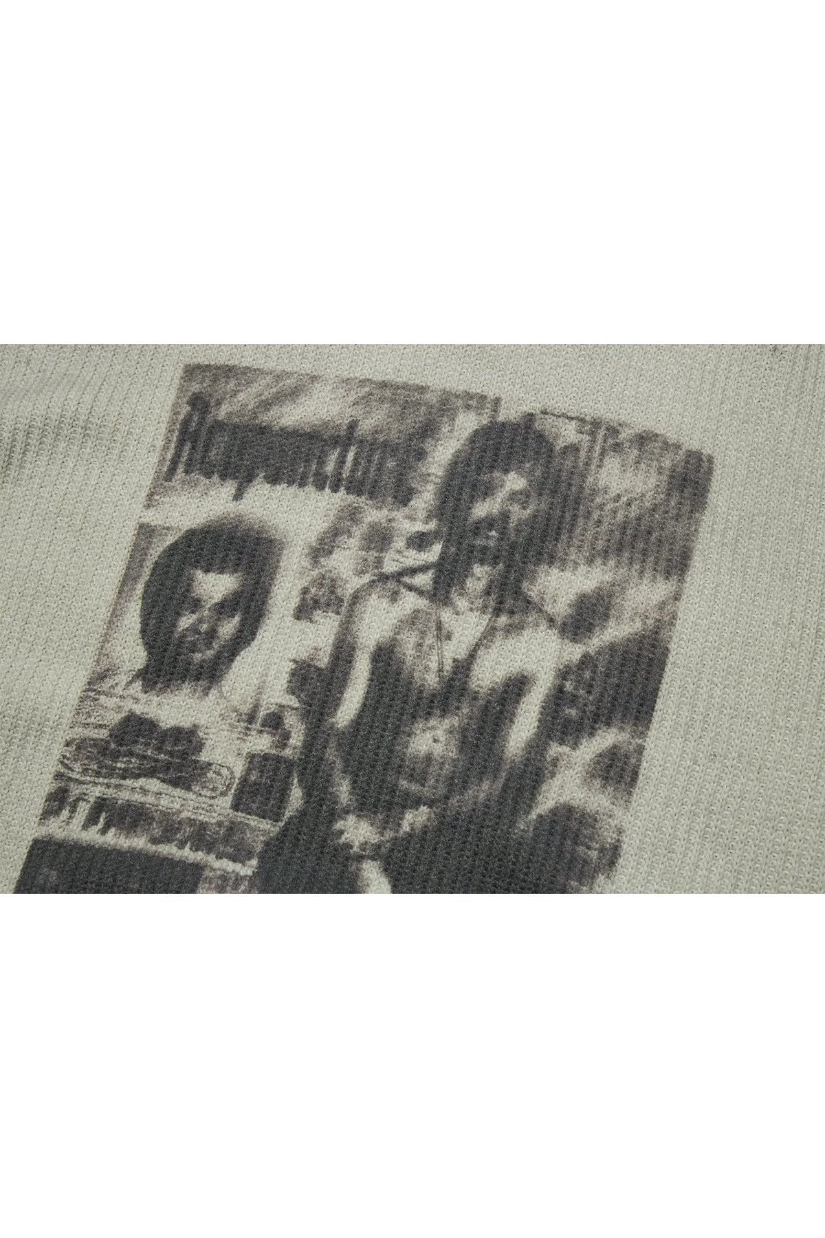 Acupuncture Punker Sweater Khaki