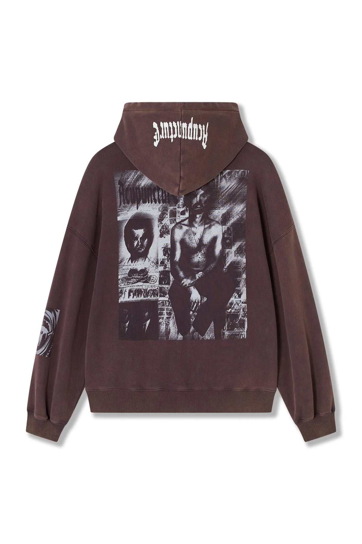 Acupuncture Punker Hoodie Zip Red