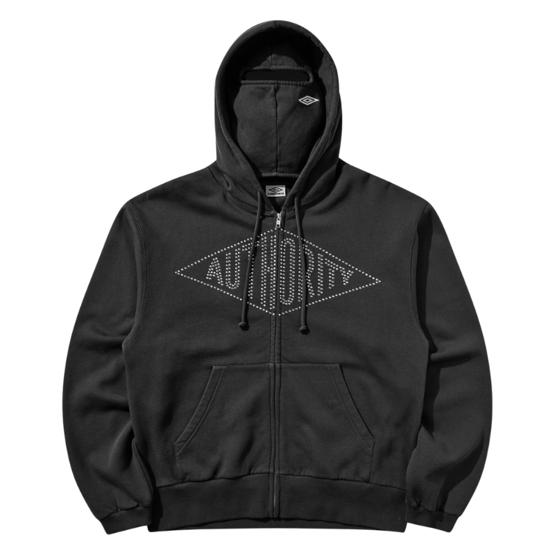 Umbro Authority Zipped Hoodie Black