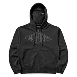 Umbro Authority Zipped Hoodie Black