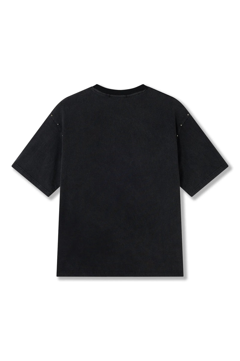 Acupuncture Rabbit Tshirt Black