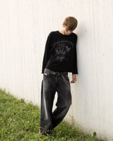 Himes Eagle Double Longsleeve Black