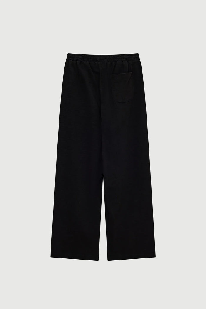 Acupunture Slub Pant Black