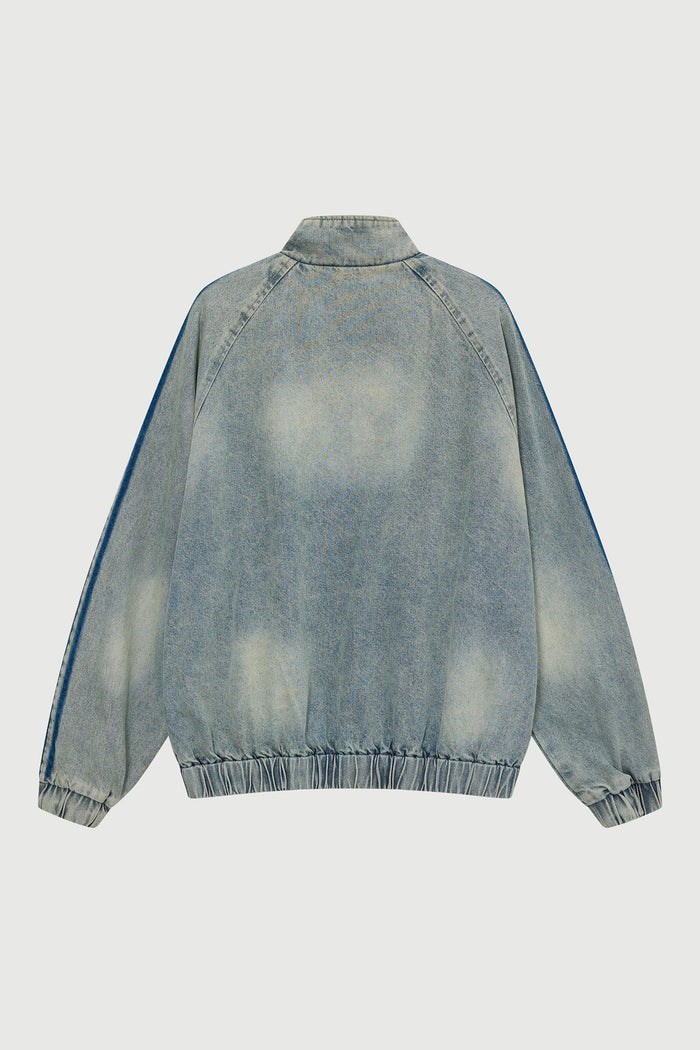Acupuncture Sporty Denim Jacket Blue