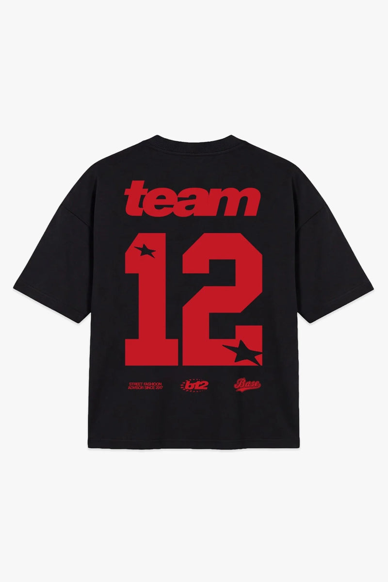 Basedodici Tshirt Team012 Black
