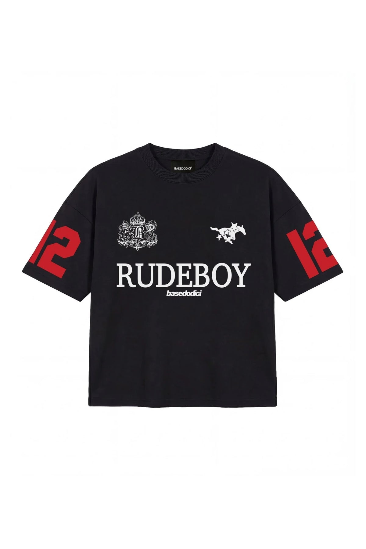 Basedodici Tshirt Rudeboy Black
