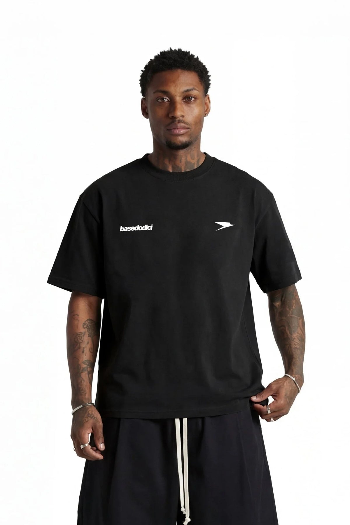 Basedodici Tshirt "Stay Focus" Black