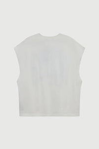 Acupuncture Touch Down Tanktop Egg White